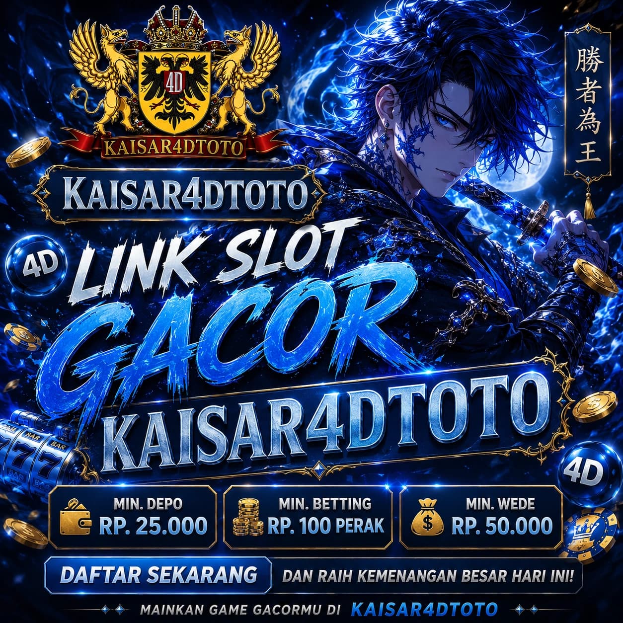 KAISAR4DTOTO Promo Slot Gacor & Bandar Togel Online
